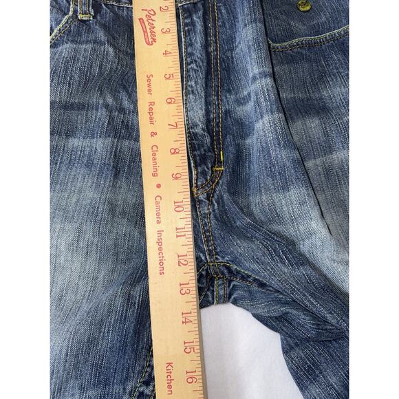 Akademiks  Dual Lion Jeans Men's 42x32 Embroidered Skater Distressed Vintage Y2K - Picture 15 of 16